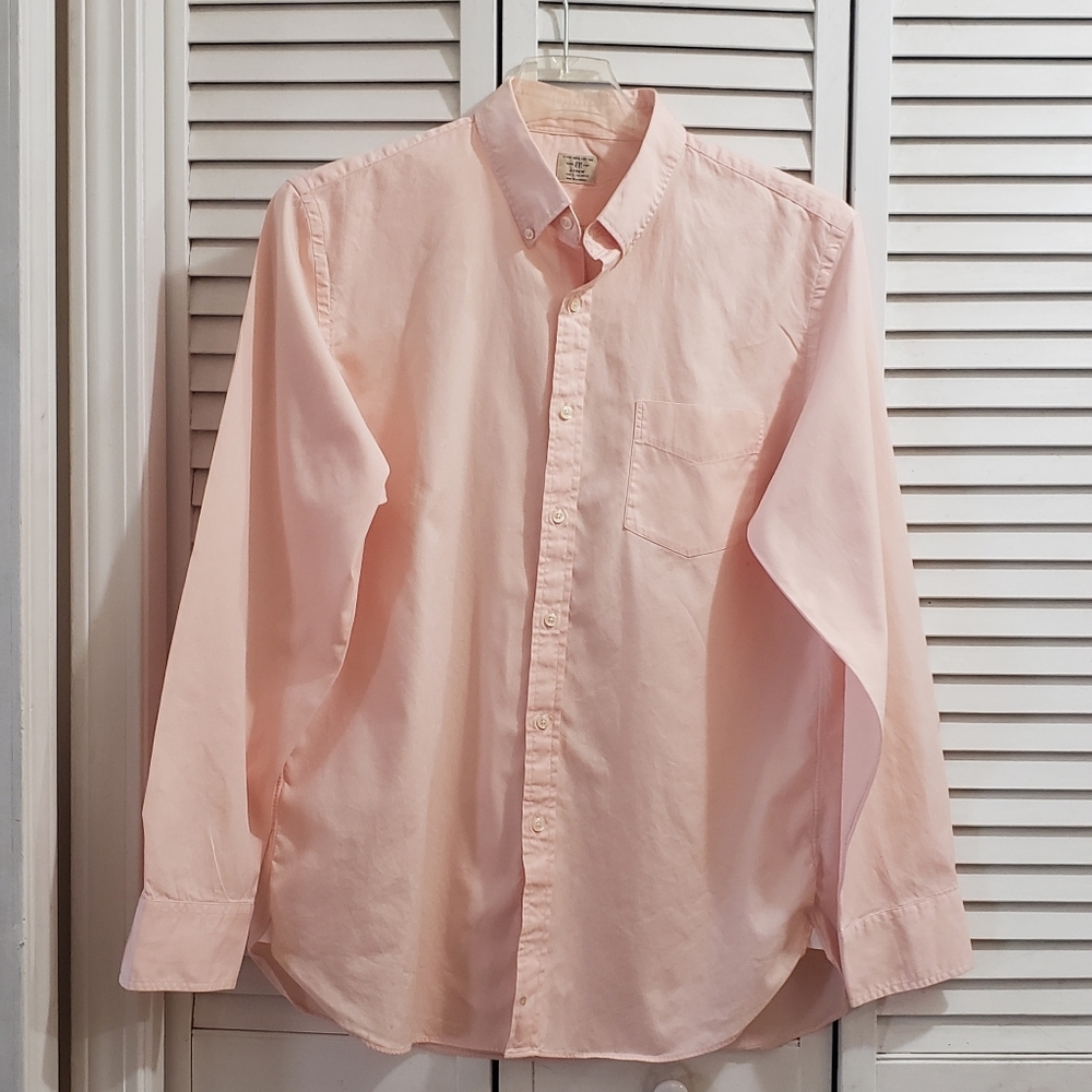 J. Crew men's button down shirt Sz L (16-16 1/2)